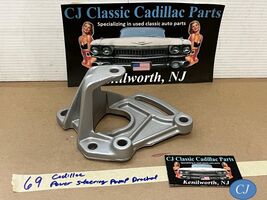 OEM 69 Cadillac 425 472 500 ENGINE POWER STEERING PUMP MOUNTING BRACKET ... - $197.99