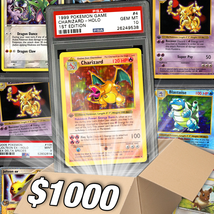 The Pokemon Card $1000 Box! - Assorted Pokémon Trading Cards - £783.63 GBP+