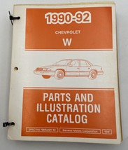 Chevrolet Lumina W Body Parts &amp; Illustration Catalog Manual OEM 1999-92 ... - $16.10