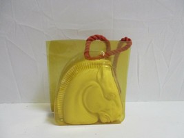 Vintage Horse Head Soap on a Rope New old stock 4&#39;&#39; x 4&#39;&#39; Rare - £23.52 GBP