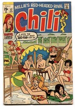 CHILI #17 1970-MARVEL COMIC-GREAT SWIMSUIT COVER-MILLIE G/VG - £22.76 GBP