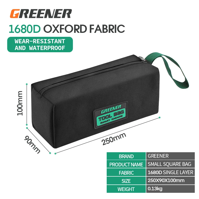 Greener Multi-Function Tool Bag Multi-Pocket Waterproof Anti-Fall Storag... - £47.95 GBP