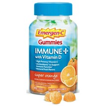 Emergen-C Immune+ Immune Gummies, Vitamin D plus 750 mg Vitamin C Orange 45 CT.. - £23.87 GBP
