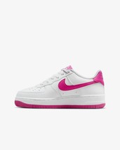 Nike Girl's Air Force 1 Shoes White/fushia - $86.00