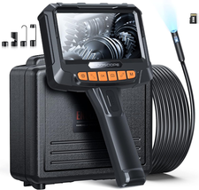 Endoscope Camera with Light, Inspection Camera with 5&quot; IPS Screen, Endos... - $136.89