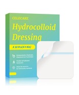 Hydrocolloid Bandage 10 Pack 4&quot;x4&quot; Wound Dressing Bandages - £7.66 GBP