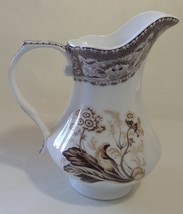 J. Godinger Antique Reflections brown and white pitcher - £22.12 GBP
