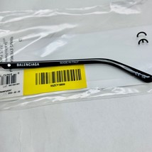 BALENCIAGA LOGO 0248 Silver Black Unisex Eyeglass 57mm GG0248O Optical F... - £263.49 GBP
