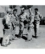 WWII Photograph Joe Louis talking With Men From The 464th Bomb Group In ... - $143.96 CAD
