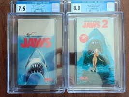 1983 Jaws 1 &amp; 2 (Complete W/Wrap No Seal) - $500.00