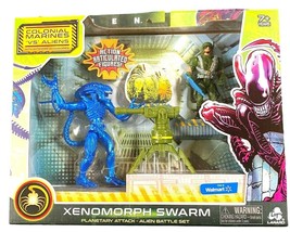 Alien - Xenomorph Swarm Blue- Xenomorph Warrior With Figure - £17.77 GBP