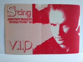 Sting Backstage Pass 1996 Mercury Falling World Tour Vintage VIP Pop Rock Police - £12.33 GBP