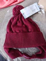 Cat &amp; Jack NWT Baby burgandy hat new with tags - $9.80