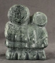2003 Ethnic Stone Carving J GAIL GEER Canadian Soapstone Inuit LITTLE BR... - $401.86