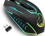 Wireless Gaming Mouse Up To 10000 Dpi, Uhuru Rechargeable Usb Wireless M... - $35.92
