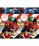 Holiday Christmas Sticker Books - Marvel Spider-Man 106 Stickers! (Set o... - £11.60 GBP