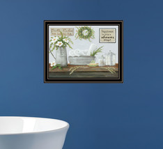 Fresh Towels Black Framed Print Wall Art - $120.99