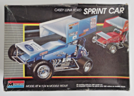 1988 Monogram Luna Ford Sprint Car 1:24 Kit #2775 Open Box Started No De... - £23.48 GBP