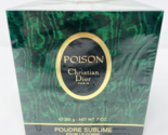 Vintage Poison Christian Dior Poudre Sublime Perfumed Dusting Powder 7oz... - £303.69 GBP