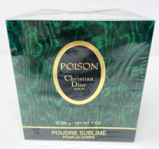 Vintage Poison Christian Dior Poudre Sublime Perfumed Dusting Powder 7oz 200g - £298.91 GBP