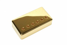 Humbucker Pickup cover Gold plated nickel silver 50mm pole spacing - £28.08 GBP