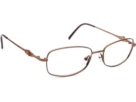 Fendi Eyeglasses F669R 210 Brown Rectangular Metal Frame Italy 53[]17 135 - $103.21 CAD