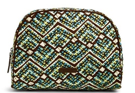 Nwt Vera Bradley Rain Forest Iconic Large Cosmetic Bag - £15.98 GBP