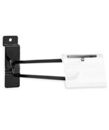 6&quot; Black Slatwall Scanner Hooks w/Label Holders (Box of 25) - $68.53 CAD