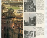 Hiroshima Peace Cultural Canter Brochure Hiroshima Peace Park Japan  - $17.82