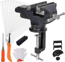 Golf Club Grip Vise Clamp Kit, 360° Swivel Portable Table vise,Inlcudes ... - $36.22