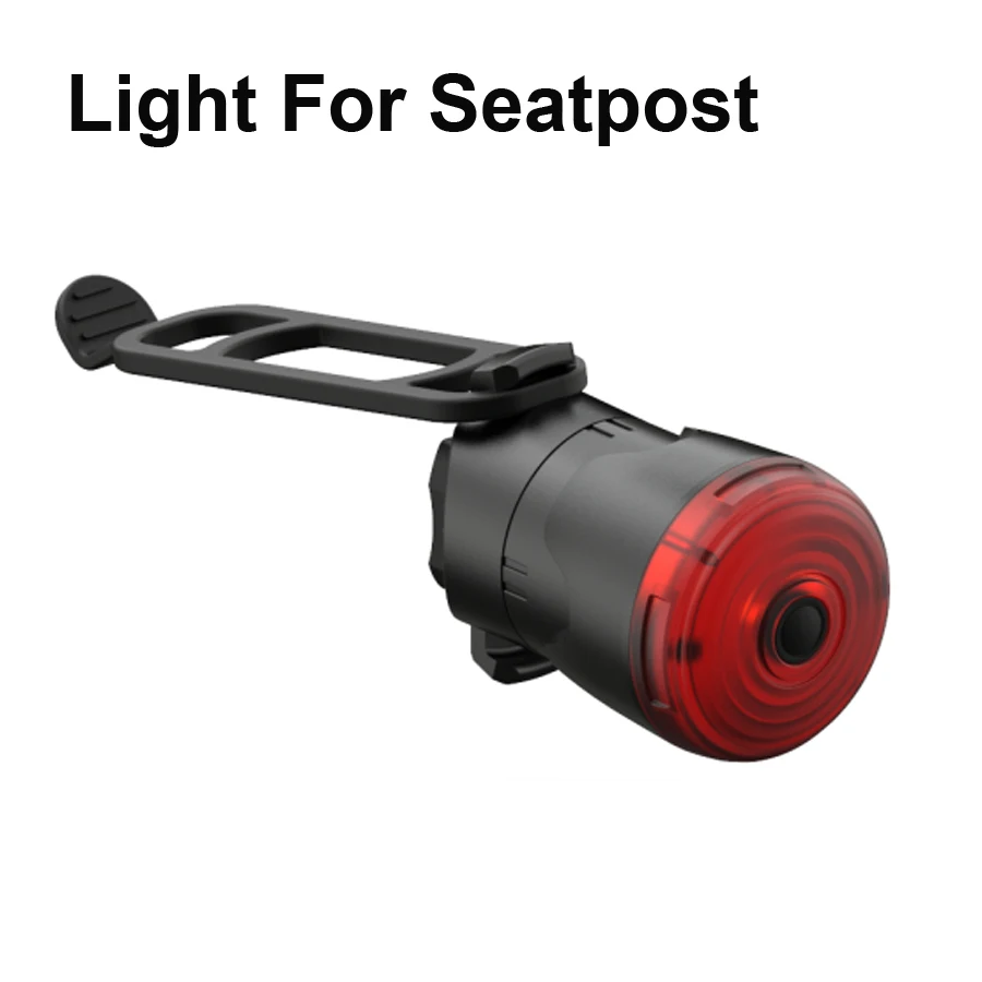 NEWBOLER Smart Bicycle induction Taillight Auto t Stop Road Bike LED Light Water - £90.57 GBP