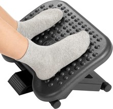 Adjustable Under Desk Footrest Foot Rest for Under Desk at Work with Mas... - $63.27