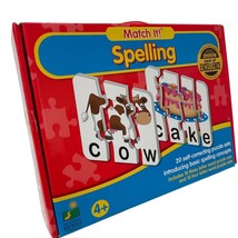 Learning Journey Match It Spelling Puzzle Game With 20 Self Correcting P... - $10.52
