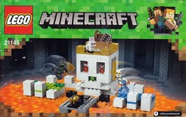 Instruction Book Only For Lego Minecraft The Skull Arena 21145 - £5.89 GBP