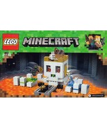 Instruction Book Only For LEGO MINECRAFT The Skull Arena 21145 - $7.50