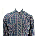 Roper Gold Collection Plaid Pearl Snap Button Up Shirt Western Cowboy La... - $42.59 CAD