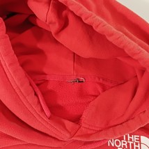 The North Face Mens Box NSE Pullover Red Cotton Blend Hoodie Sweatshirt Chest 43 image 5