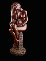 Erotic Nude statue / art deco woman / Vintage Female Nude sculpture / nude godde - £119.53 GBP