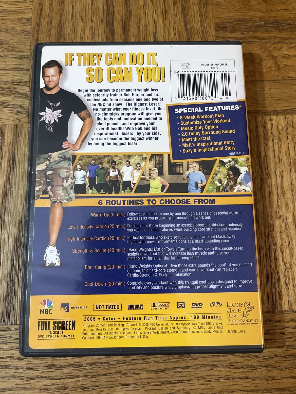 The Biggest Loser The Workout DVD Item image 3