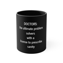 Black Accent Funny Doctor Coffee Mug, 11oz | Gifts for Doctor | Christma... - £8.71 GBP