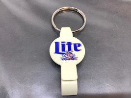 Vintage Promo Keyring Lite ~ Miller Keychain Bottle Opener Ancien Porte-Clé Beer - £7.88 GBP
