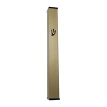 Modern Door Mezuzah Case 5.75&quot; (146mm) (Without Scroll) Taupe Self Stick... - £13.37 GBP