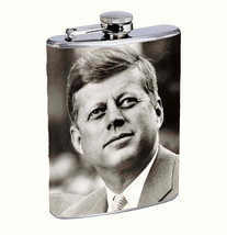 President John F Kennedy L1 8oz Stainless Steel Flask Drinking Whiskey L... - £12.40 GBP