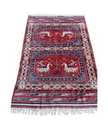 Handmade Vintage Turkish Yoruk Rug 5.3&#39; x 7.2&#39; (160cm x 220cm) 1940s - 1N82 - €1.152,20 EUR