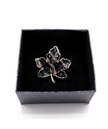 Crystals Maple Leaf Brooch  - $15.12 CAD