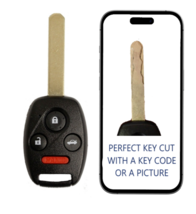 KEY CUT +  Remote Key Honda Accord Pilot 2008 - 2015  KR55WK49308 35118-... - $29.99