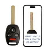 KEY CUT +  Remote Key Honda Accord Pilot 2008 - 2015  KR55WK49308 35118-... - $551.07 MXN