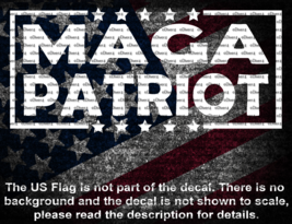 MAGA Patriot Car Van Truck Window Vinyl Decal US Seller MAGA - £5.18 GBP+