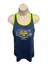 2016 NYRR Queens 10k Run for Life Womens Medium Gray Sleeveless Jersey - £15.57 GBP
