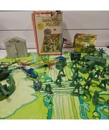 Vintage Nasta Battle Action PlaySet W 24&quot;x18&quot; Playmat , Action Pieces An... - $22.13 CAD